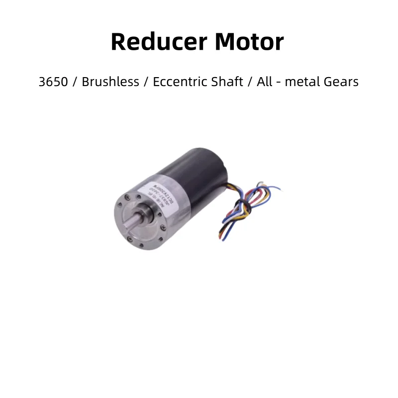 3650 Brushless Gear - reduction Motor, 12V/24V, Pulse Feedback, Low - speed, for Curtain Machines