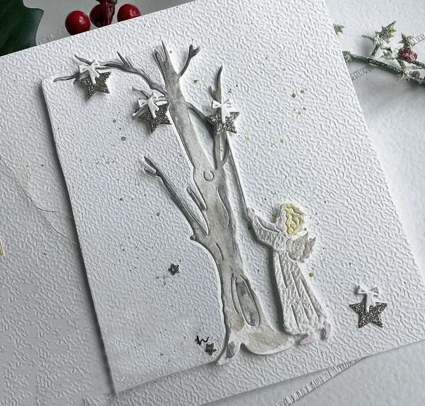 

New Craft metal cutting dies cut die mold Angel girl Scrapbook paper craft knife mold blade punch stencils dies