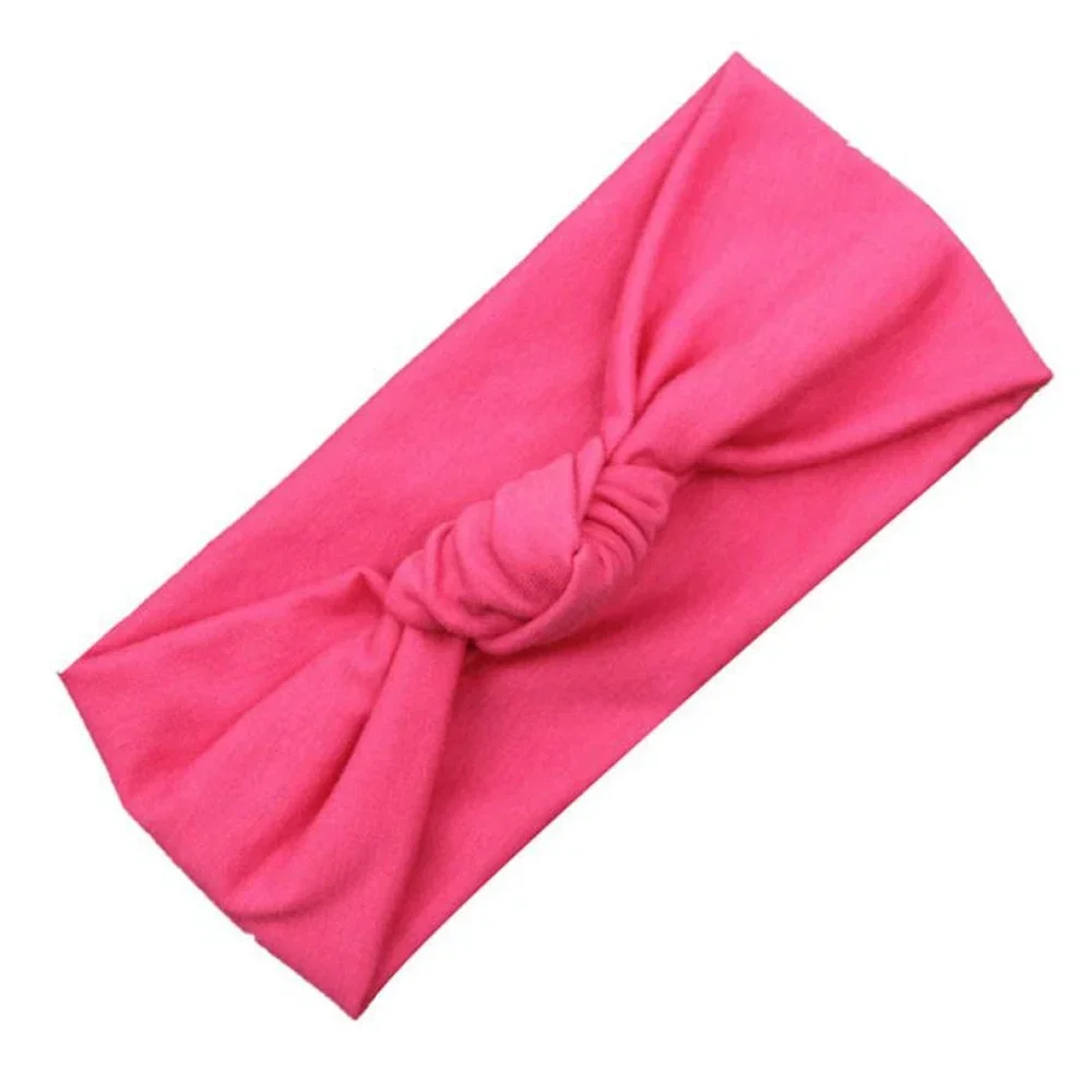 Diadema elástica con nudo para bebé, bandanas con lazo para niña recién nacida, accesorios para el cabello, 1 piezas