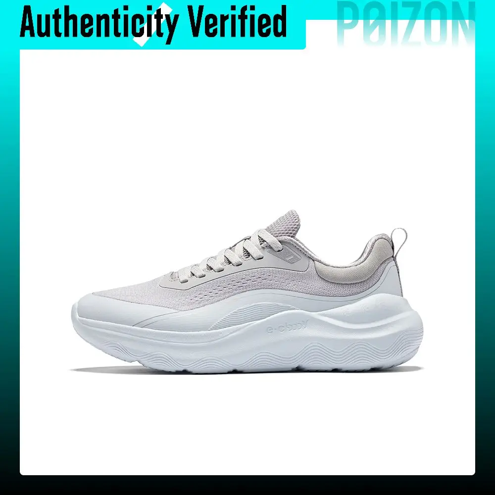 Erke Cushioning Rebound Slip Resistant Low top Training City Commuting Running Shoes Women's Mist Gray Mist Gray 52125303053-103