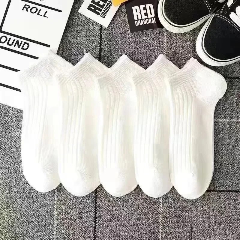 جوارب كاحل قطنية ممتصة للعرق غير مرئية للنساء ، جوارب قارب بأنبوب منخفض للفتيات ، الاتحاد الأوروبي 36-42 ، 5 أزواج لكل عبوة