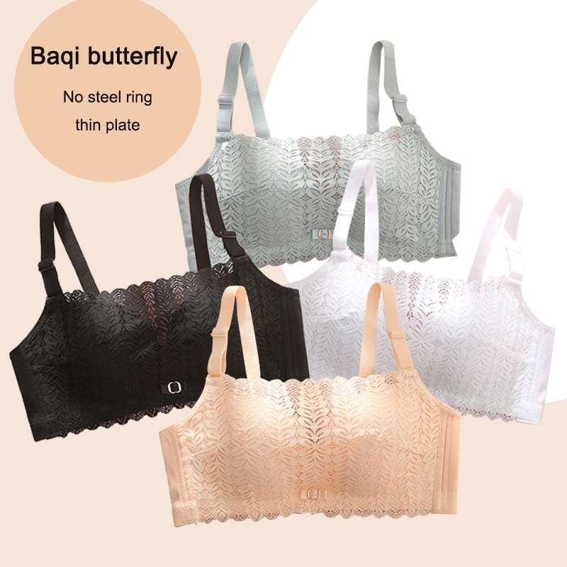 

Bakki Butterfly Series Clothes for Pregnant Women Organic Cotton Underwear Thin Style No Steel Ring Tube Top Breastfeeding Bra