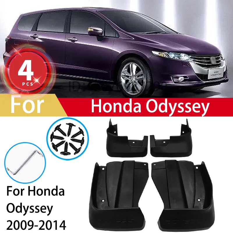 

Mudguards For Honda Odyssey 2009 2010 2011 2012 2013 2014 Mud Flaps Splash Guards MudFlaps Front Rear Fender Car Accessories