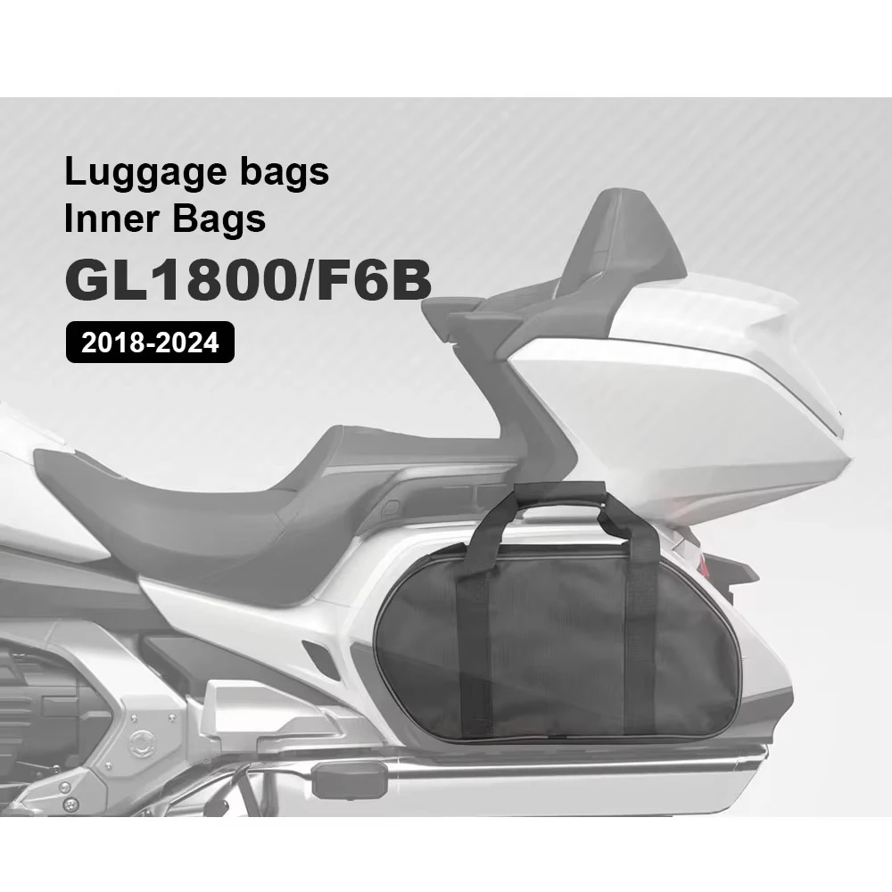 

Внутренняя сумка для багажа, черная, для мотоциклов Honda Goldwing GL1800 (2018-2024), аксессуар для хранения вещей в боковых кофрах.