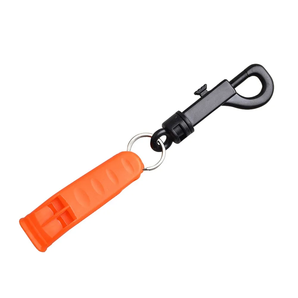 For Kayak Safety Whistle for Diving Rescue Outdoor Survival Camping Hiking Backpacking Use with Secure Carabiner