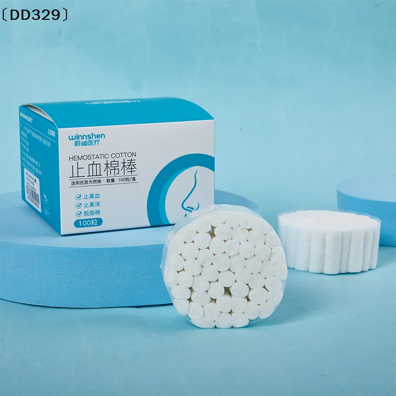 Dental Hemostasis Cotton Swab Nose Bleed Stopper For Kids Stops Bleeding Fast〔DD329〕