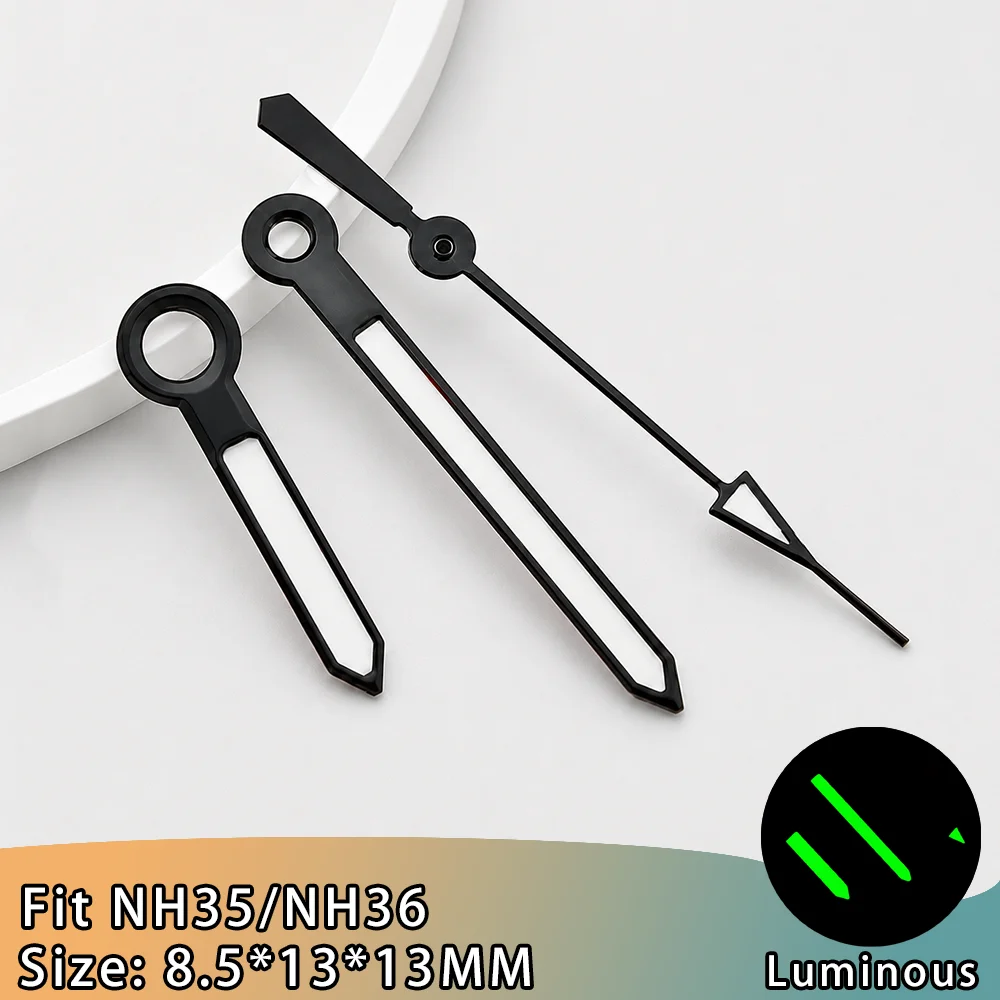 NH35 Hands For NH35 Movement Hands NH35 C3 Green Luminous Hands NH35 Watche Hands NH35 Watches Accessories Watch Hand For NH35