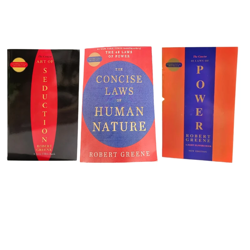 The Concise 48 Laws of Power English Book By Robert Greene - Political Leadership Philosophy Motivation for Adults