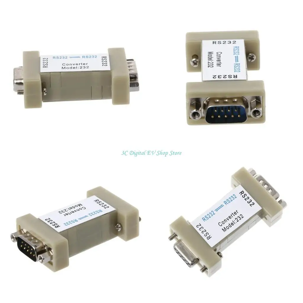 

E74D DTECH Industrial Grade RS232 to RS232 Converter Adapter Optical Isolation Protector for Serial Communication