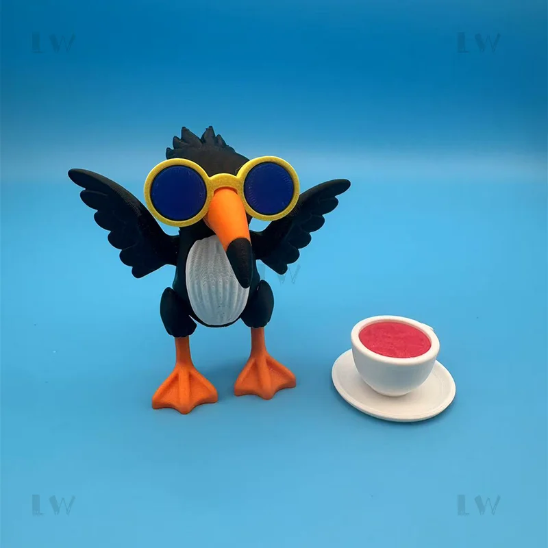 تمثال Brainrot الإيطالي Bombombini Gusini Orcalero Orcala Odindin Dindin Dun Burbaloni Lul Baina نموذج حلية قابلة للجمع #5