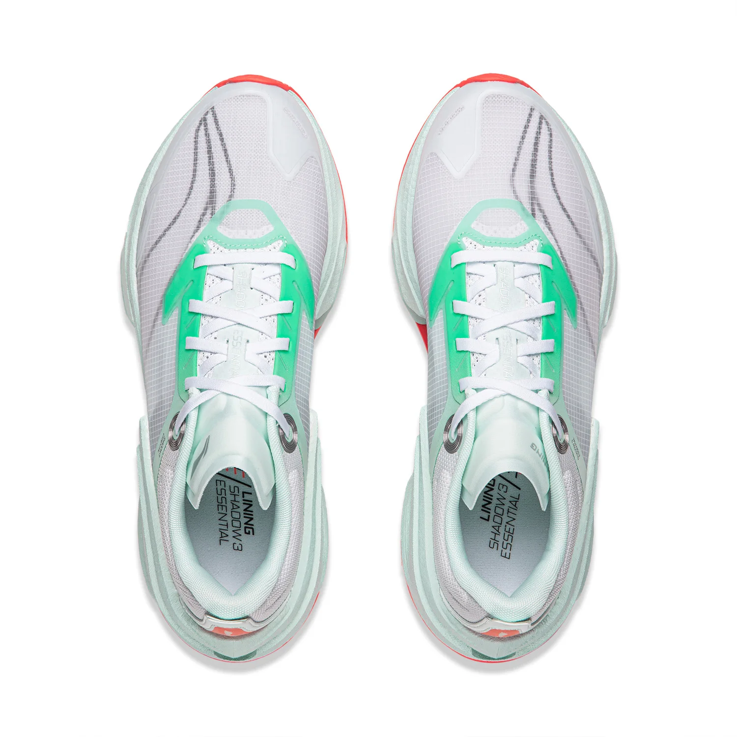 Li-Ning Men's SHADOW 3 ESSENTIAL Running Shoes JIANG Cushioned Rebound Wear-resistant LiNing Daily Jogging Sneakers ARRW003