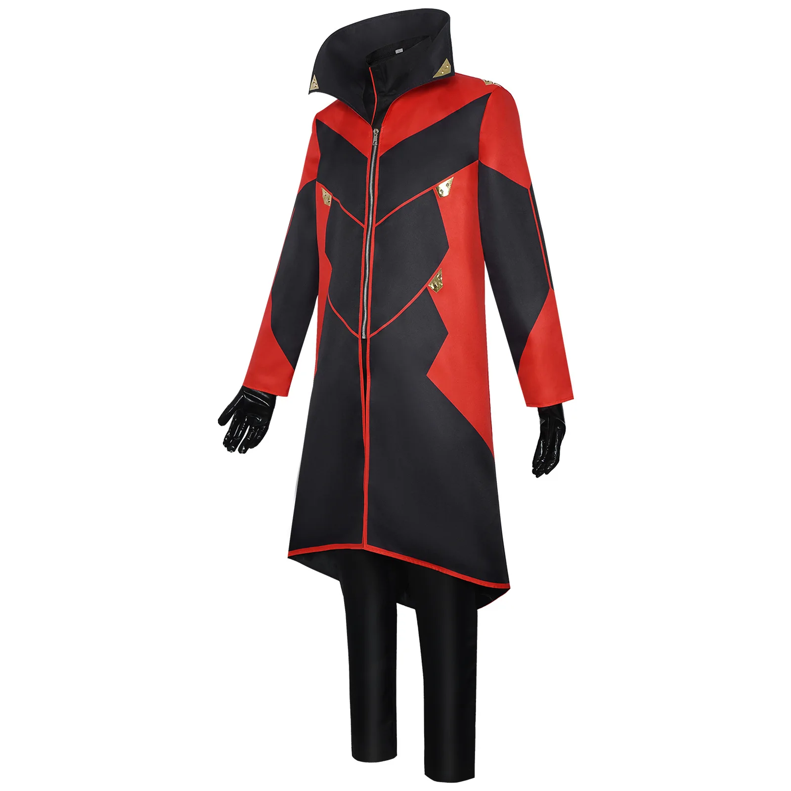  2 Costume de Cosplay tête d'œuf d'halloween rouge, tenue de médecin, spectacle sur scène, vêtements traditionnels chinois pour femmes