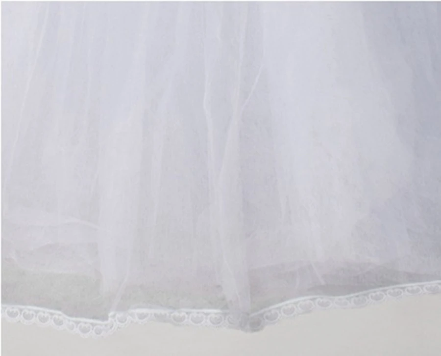 Wholesale White 8 Layers Tulle Wedding dress Petticoats Underskirt Wedding Accessories Chemise Without Hoops