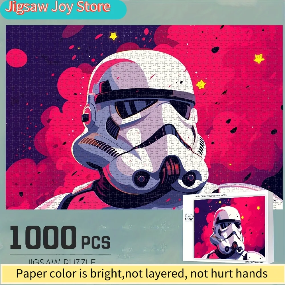 

Star WarsPuzzle, Classic Comic Movie Characters Theme, Office Desktop Puzzle, Fun Game for Family, Fashionable Leisure, Home D