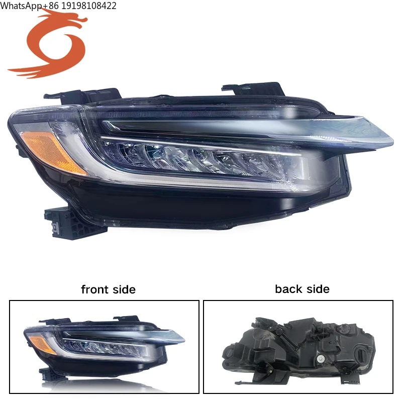 Wholesale Auto LED Headlight Suitable for honda Insight LED Headlamp Head Lamps Assembly 2019 2020 2021 2022 2023 33100TXMA01