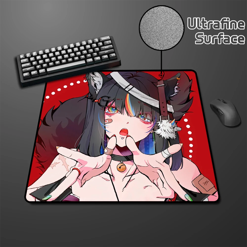 Professional Gaming Mouse Pad Premium Mousepad Anime Girl Speed Mouse Mat High Elastic Non-slip Bottom Desk Mat 45x40CM Desk Pad