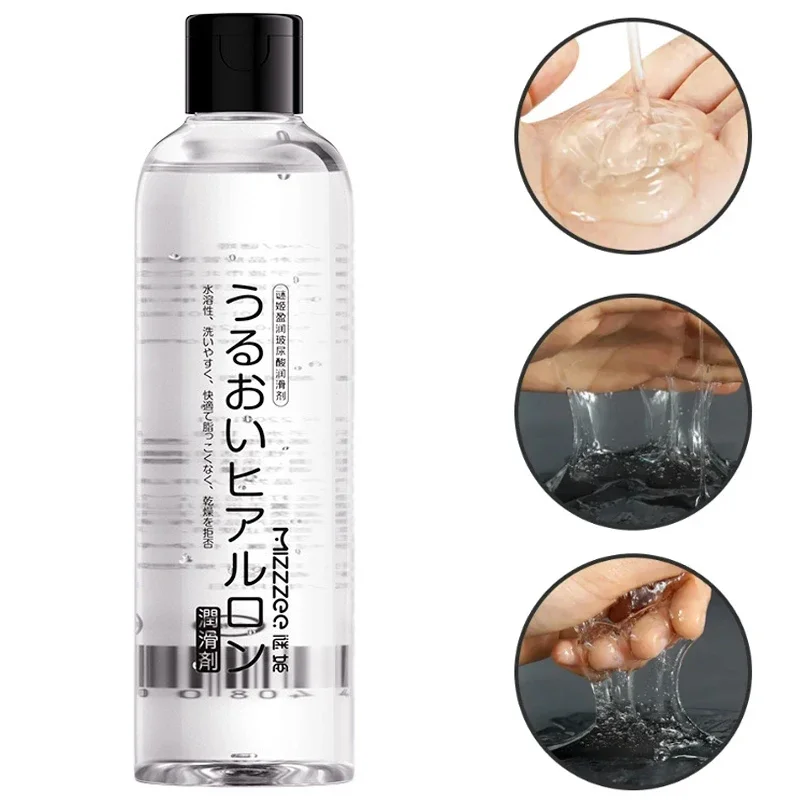 Lubricante de ácido hialurónico para sexo Anal, Gel de orgasmo vaginal para adultos, soluble en agua, producto sexual Oral, 200ml