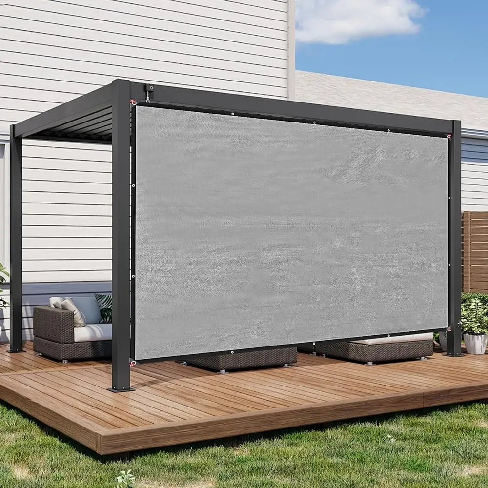 

Солнцезащитный тент-парус прямоугольный 8' x 10', 95% защита от УФ-излучения, плотность 185 г/м², сверхпрочная ткань, ветро- и солнцезащитный навес, устойчивый к солнечным лучам, для зонирования площади более 3 м²