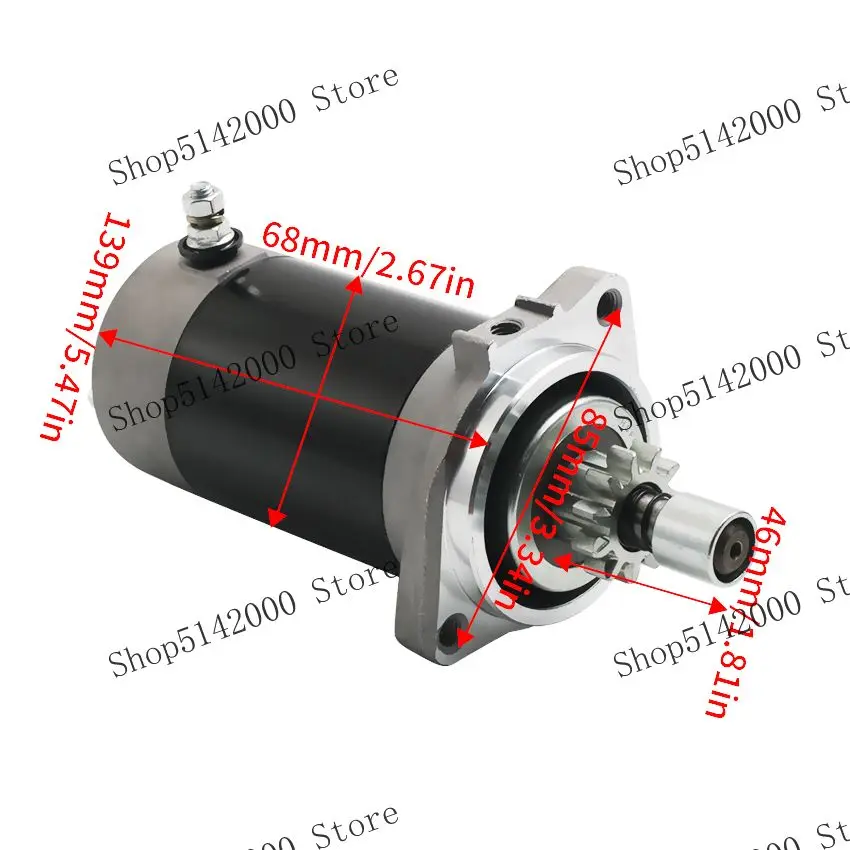 Motorrad Zubehör Elektrische Motor Starter Gerät Für Mercury 2-takt Außenbord Starter 20HP 20C 25HP 25C 30HP 30A 40HP 40 C – Detail 1