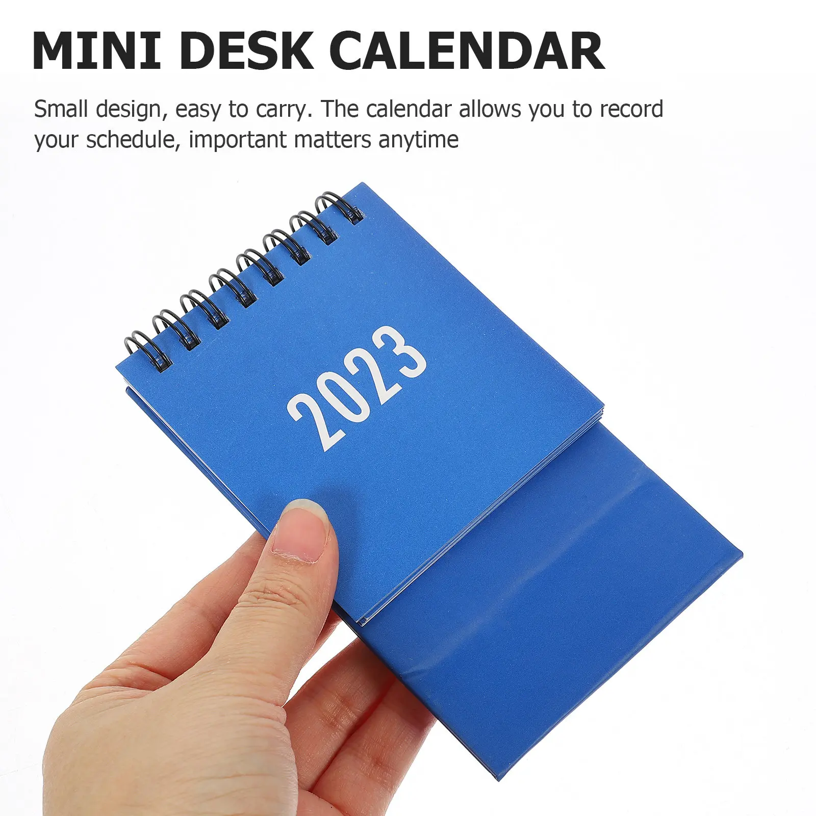 

Mini Desk Calendar 2023 Simple Clear Printed Date Planner for Office Home School Dormitory Desktop Decor Fresh Small Calendar