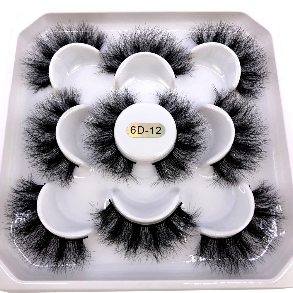 2022 New Lashes 5 pairs 3D Faux Mink Lashes Natural False Eyelashes Dramatic Volume Lashes Fake Eyelash Extension Makeup Tools