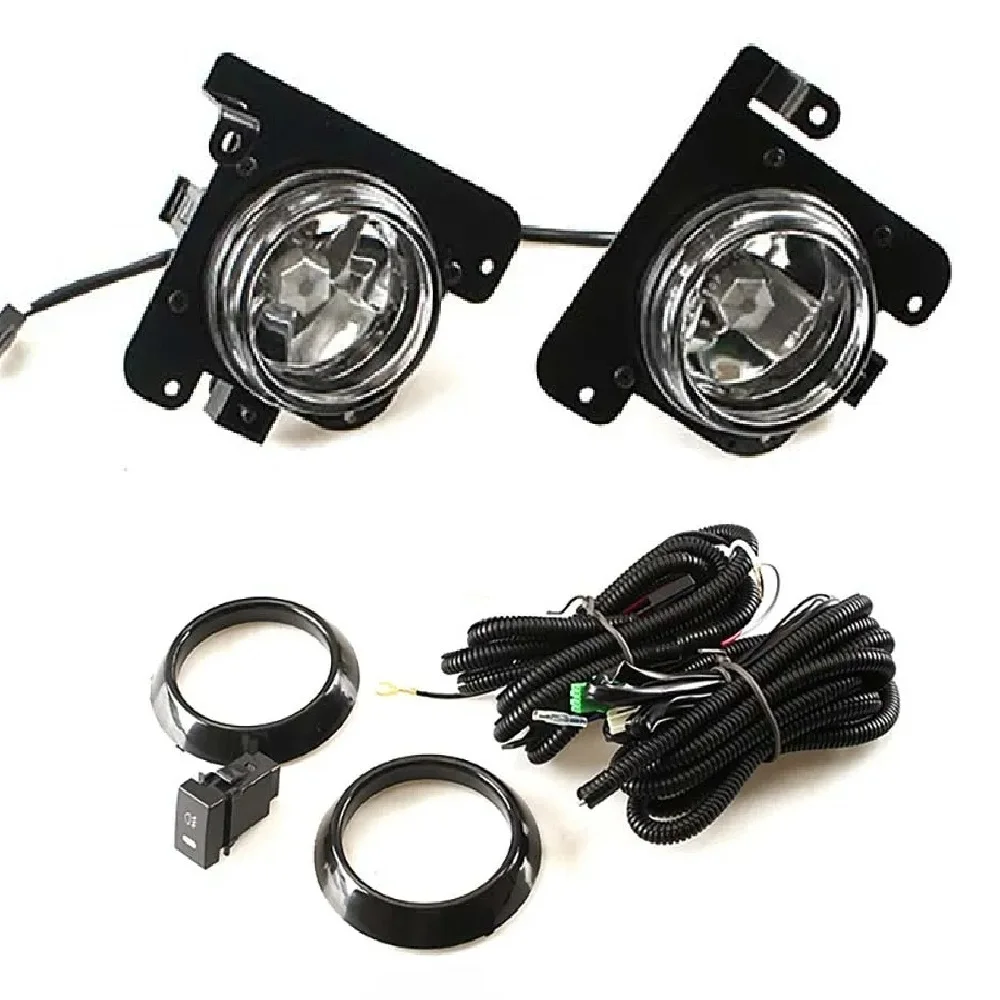 

1 комплект противотуманных фар переднего бампера, подходит для Suzuki VITARA ESCUDO TRACKER 1998-2007, запасные части для автомобильных противотуманных фар слева + справа