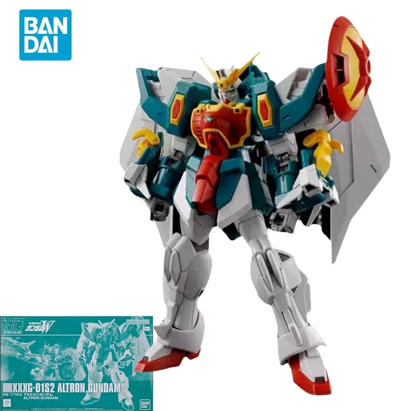 Bandai Original GUNDAM HGAC 1/144 Anime Model XXXG-01S2 ALTRON GUNDAM Action Figure Assembly Toys Gifts for Children