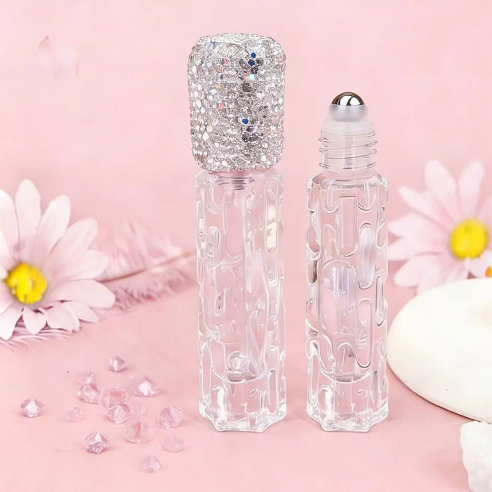 

Exquisite Creative Rhinestone Bottle Empty Refillable Spray Bottle 10ML Portable Empty Bottle Handicraft