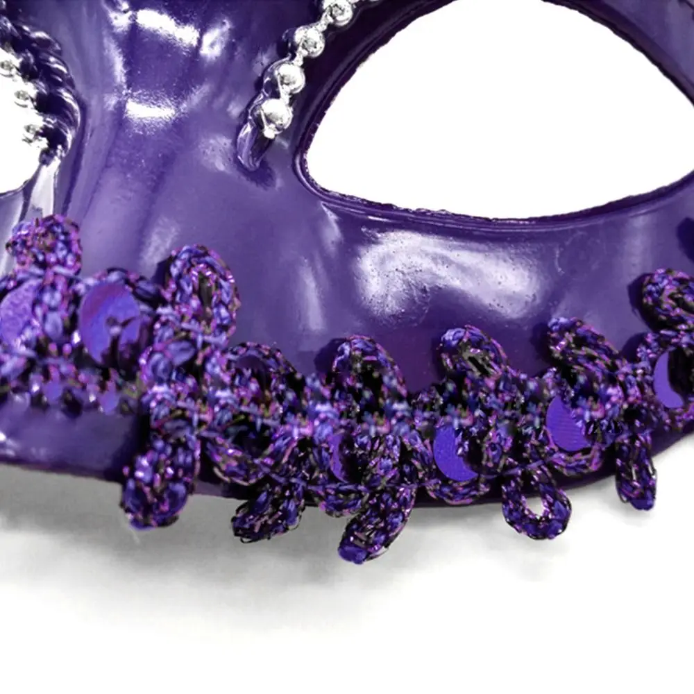 

Fashion Sexy Ladies Diamond Princess Mask Modish Belle Soft Masquerade Mask Christmas Halloween Elastic Beauty Mask