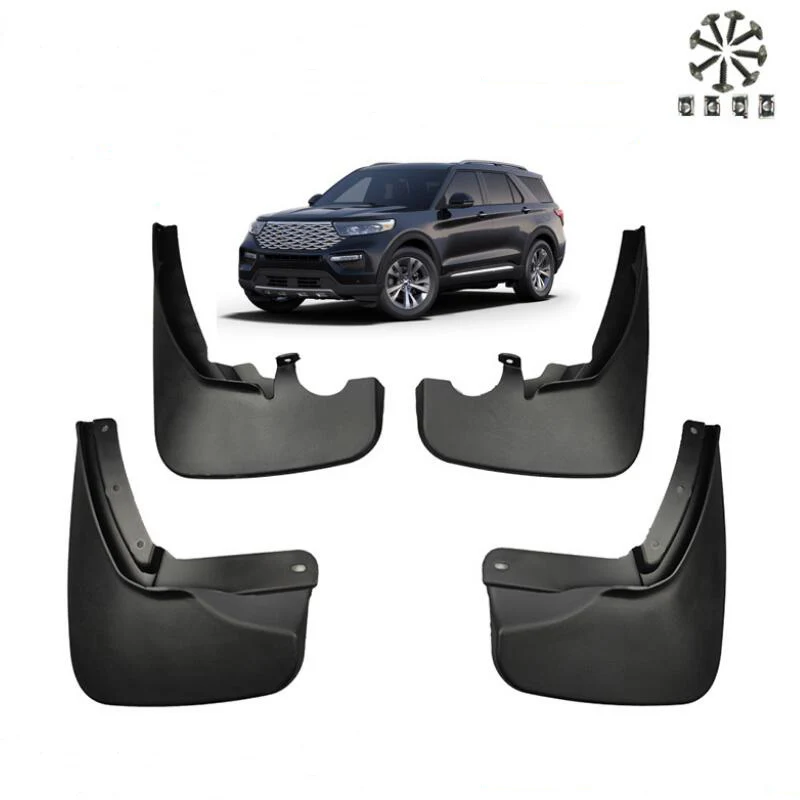 Car Mudguards Fender Mud Flaps Mudguard For Ford Explorer 2011 2012 2013 2014 2015 2016 2017 2018 2019 2020 2021 2022 2023