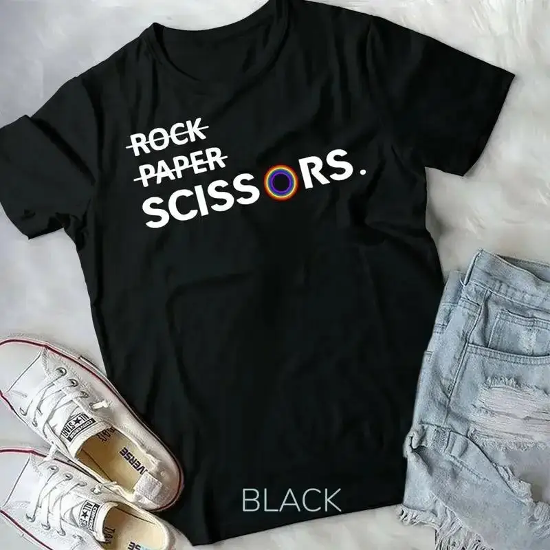 Not Rock Paper It s Scissors LGBT Funny Lesbians Unisex Youth T shirt