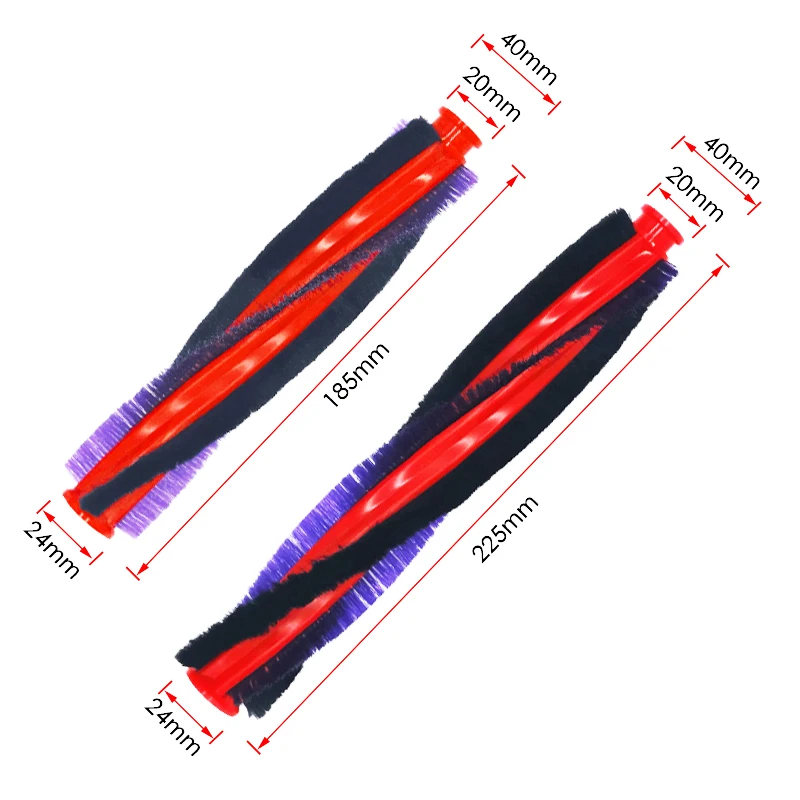 Applicable for Dyson vacuum cleaner accessories V6 dc59 dc62 sv03 185mm and 225mm electric brush head roller brush floor brush