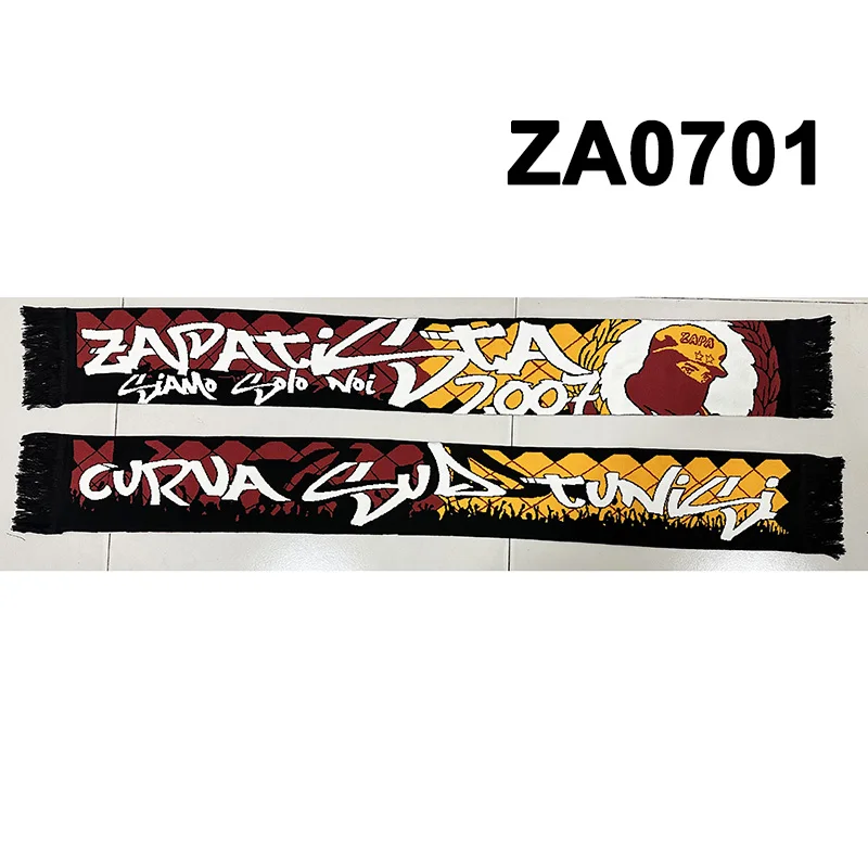 

145*18 см размер Ultras Zapatista 2007 Curua Tunisi эластичный шарф для фанатов двусторонний вязаный ZA0701