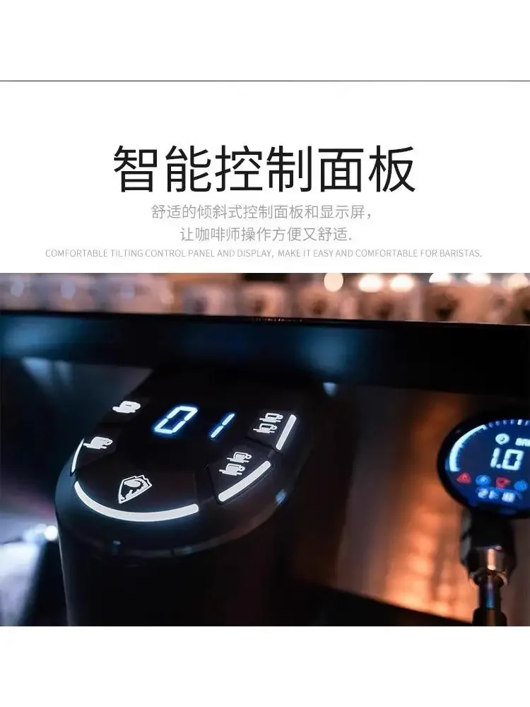 F18SB double head coffee machine commercial semi-automatic electronic control professional concentrate imported from Italy
