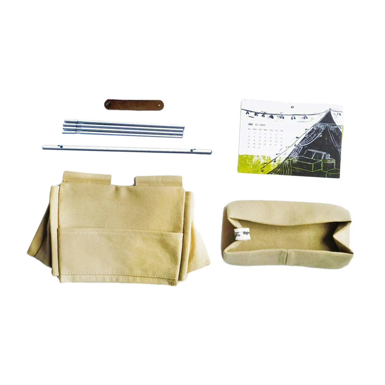 Календарь для стола, календарь для кемпинга, палатка, календарь, стоячий ежемесячный дисплей «сделай сам», креативный для спальни, гостиной, бизнеса, офиса, Нового года, 2024