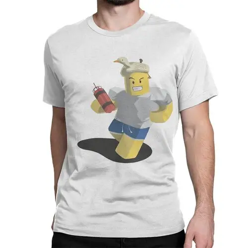 Shedletsky Blame John Forsaken Gaming T Shirts Meme 100% Cotton Tops Men Women Short Sleeve Tee Shirt Graphic Printed T-Shirts image 2