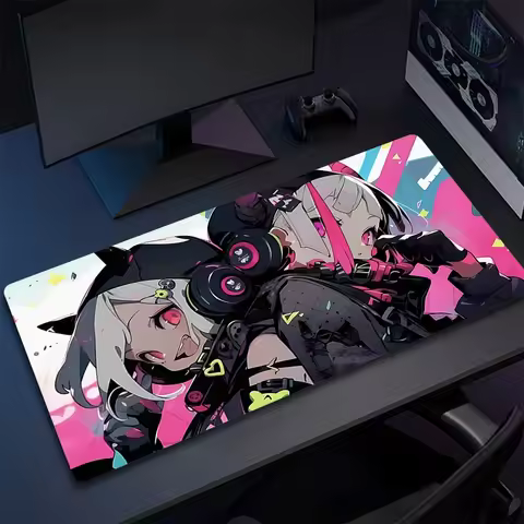 Rubber Mousepad Gaming Mouse Mat Anime Non-Slip Computer Mouse Pad Gamer Large Keyboard Pads Game HD Print Keyboard Accessories