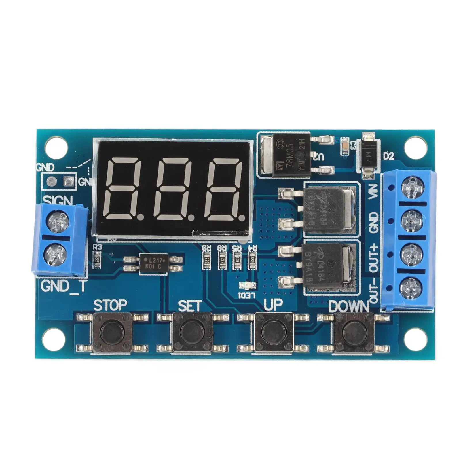 5-30V Dual MOSFET Control Board - Pro Trigger Cycle Timer Delay Switch for smart Home Automation