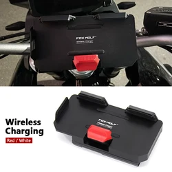 For BMW R1300GS R1200GS R1250GS ADV F750GS F850GS F900R S1000XR Motorcycle Wireless Charging GPS Phone Holder Navigation Bracket