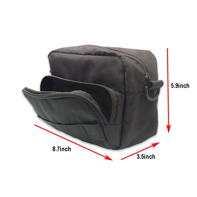 Motorcycle Bag  Tool Bag Bar Front Storage Accessory Bag Shoulder Bag Waist Bag for Sport Bicycle