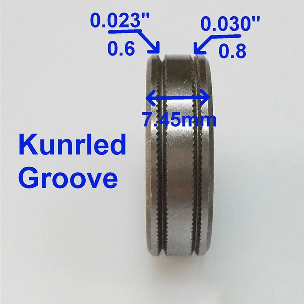 Wire Drive Roller for MIG Welder 0.6-0.8mm V-Groove .023-.030 Inch 25mm Outer Diameter 7.5mm Width 7.5mm Shaft