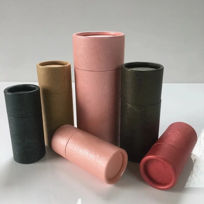 100 ml Cosmetic Tubes, Hard Paper Cardboard Tube Oil Bottle Packaging, Perfume Lipstick Gift Container,10 PCS