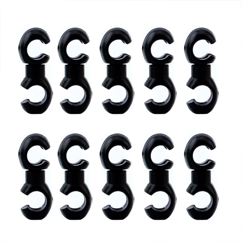 10Pcs/Set Plastics Bike Cross Line Clips S Style Clips Mountain Road Bicycle Brake Gear Cable Bicycle Accessories view 3