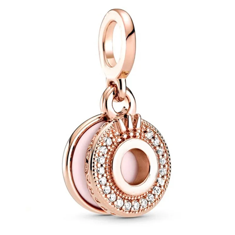 

5pcs/10pcs Rose Gold Charm Beads Pendant DIY Jewelry Making Supplies for Bracelets Necklaces Suitable for Women Men Girls