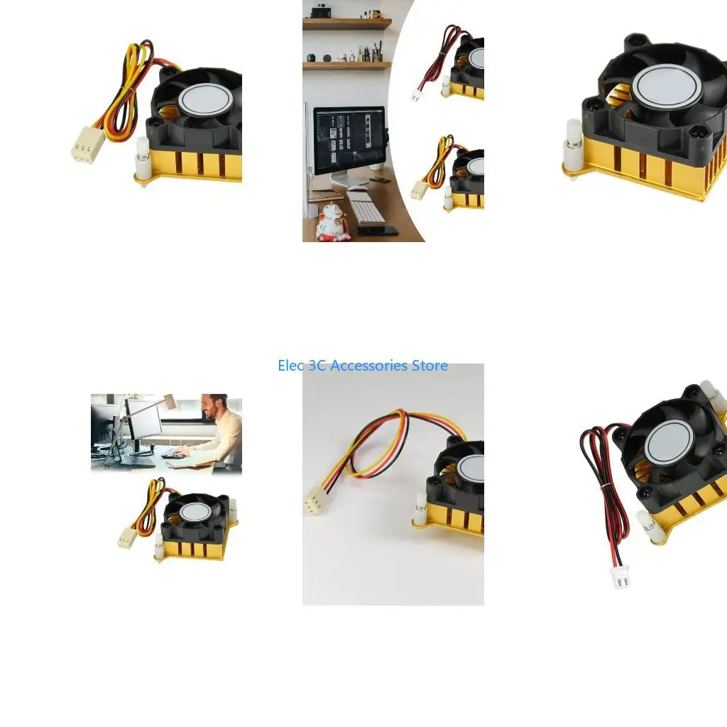Y51A Aluminium Heatsink DC5V 12V 40mm Fan for Enhanced Cooling of Northbridge and Small PCs