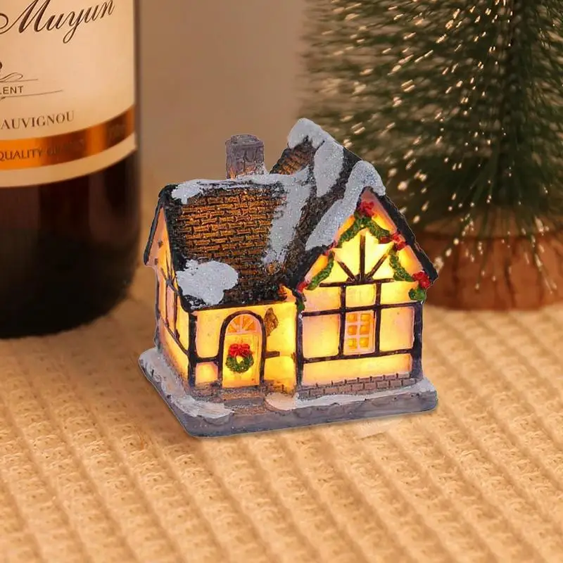 Christmas House Light Decorations For Home Ornaments Kids Xmas Gift New Year 2025 Navidad Decor Bedroom Night Light With Battery