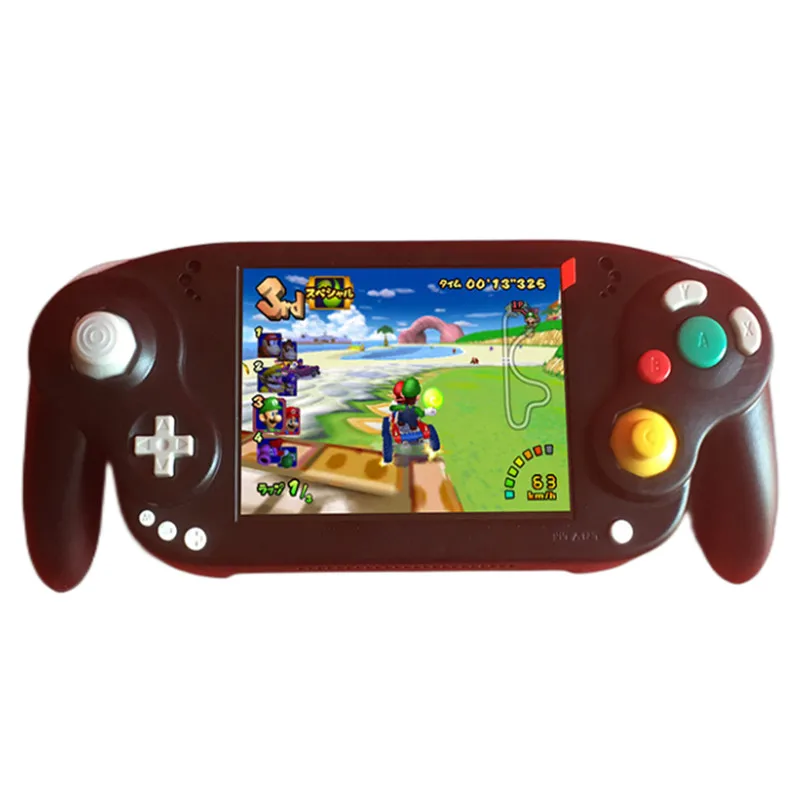 LCD Arcade Game Console com Joystick Duplo, NGC Gameboy, Modificado pela WII Motherboard, 5 polegadas, versão mais recente