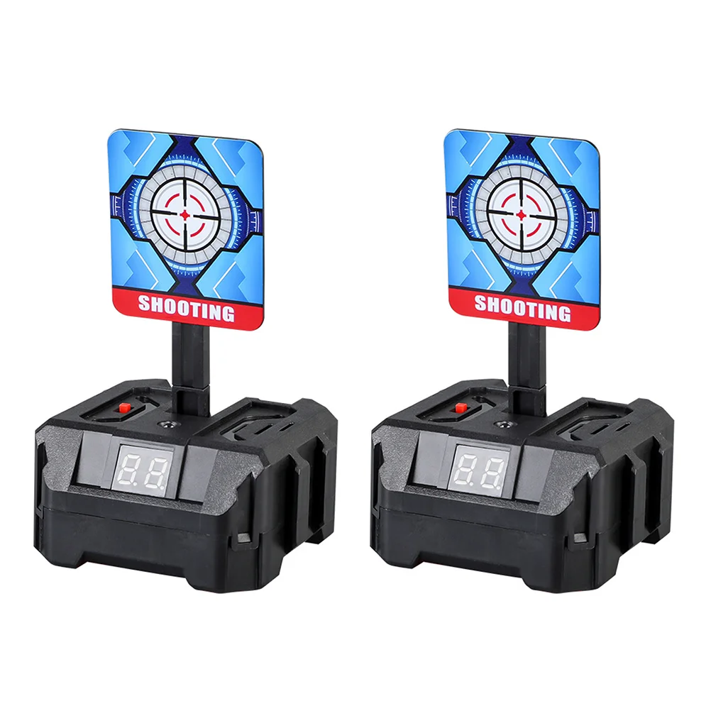 

2 Pcs Automatic Target Toy Child Electronic Scoring System Plastic Electric Targets for