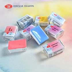 Russo bianco notti Macaron colore solido blocco completo acquerello maestro artista-livello di ricarica pittura ad acquerello pittura arte forniture