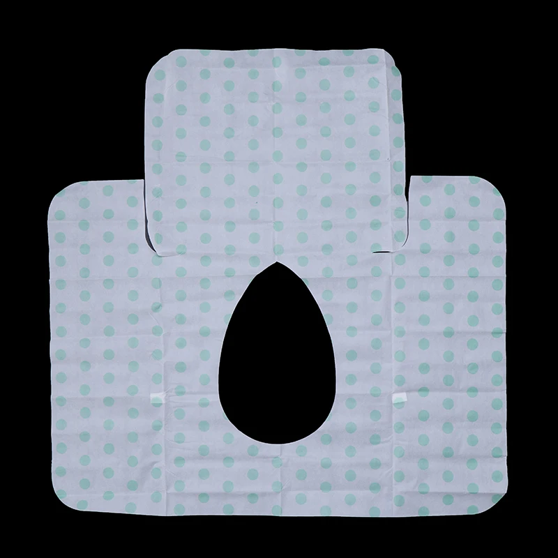 10Pcs Large Size Disposable Paper Toilet Seat Covers Camping Loo wc Bacteria-proof cover For Travel/Camping Bathroom